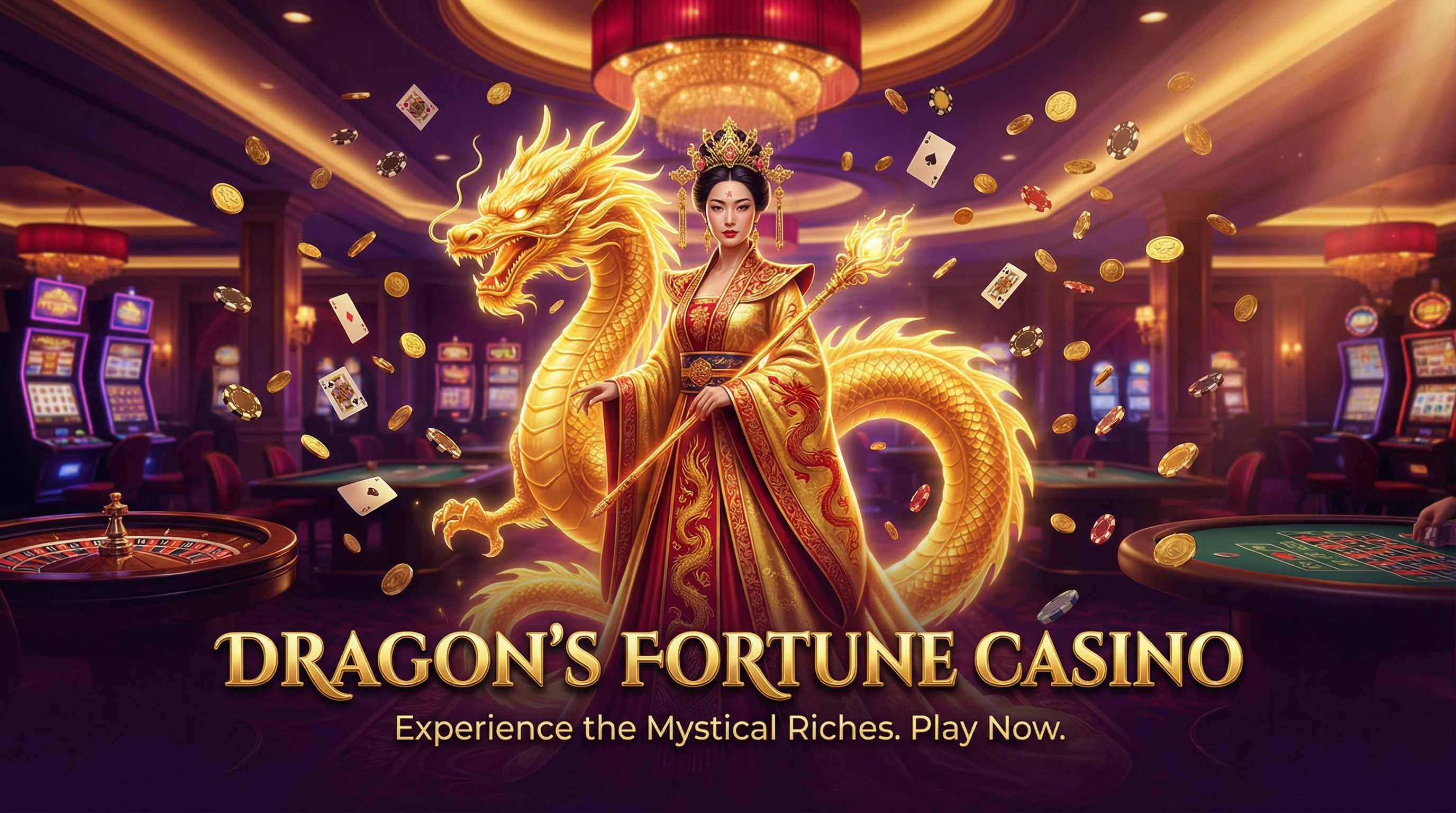 Banner principal de 888casino app con la princesa dragón y juegos de casino móvil