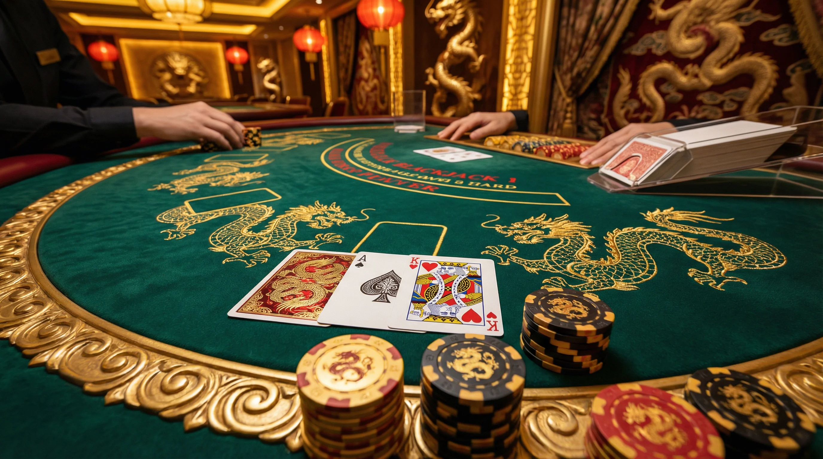Mesa de blackjack optimizada para dispositivos móviles